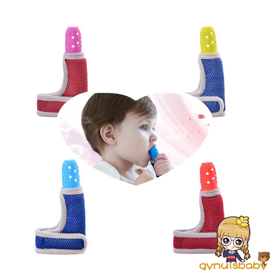 Băng silicon đeo ngón tay chống nghiến răng cho bé