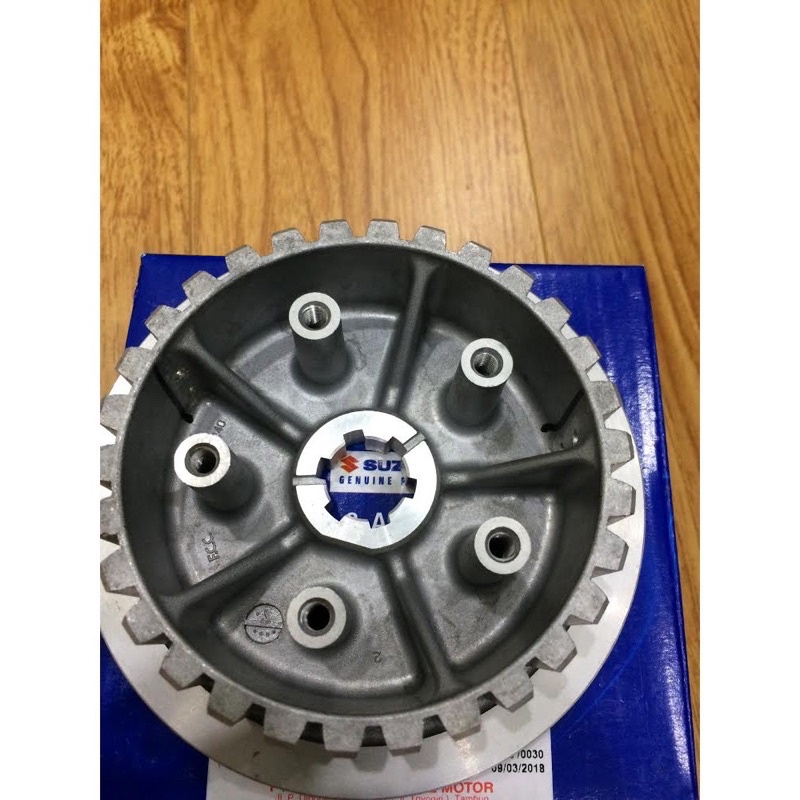 cặp đế nhôm nồi raider xc satria fu suzuki chính hãng