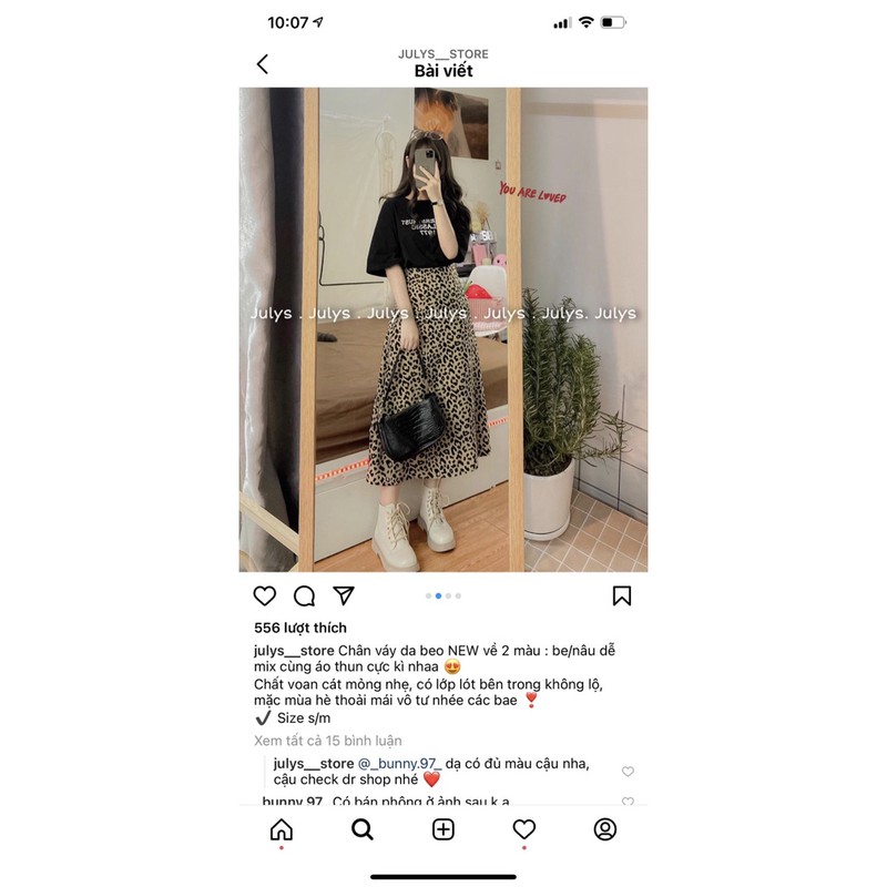 [ Mã FAGREEN55 giảm 10% tối đa 30K đơn 99K] CHÂN VÁY DÀI DA BÁO MS12211 | BigBuy360 - bigbuy360.vn