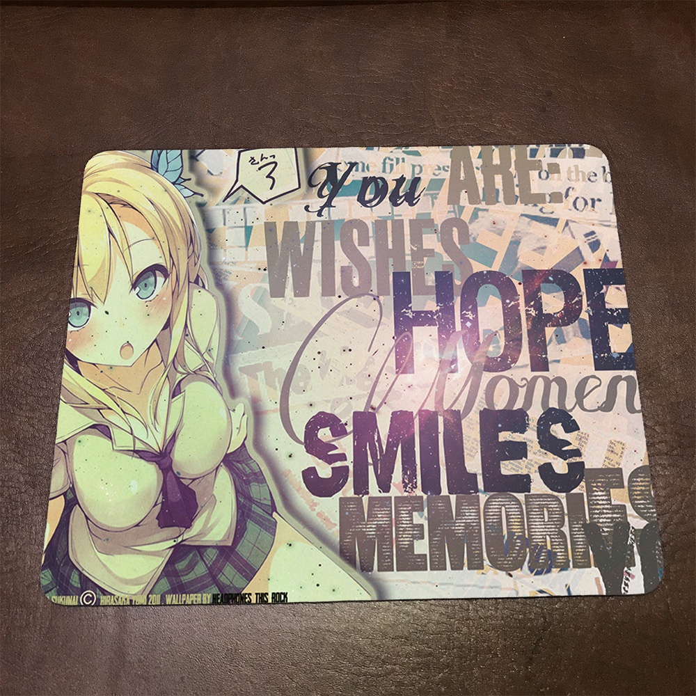 Lót chuột máy tính Anime Boku Wa Tomodachi Ga Sukunai Wallpapers 1 Mousepad cao su êm ái. Nhận in theo yêu cầu