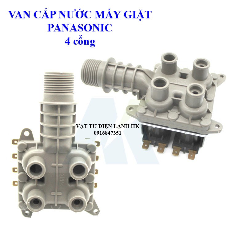 Van cấp nước máy giặt panasonic. (chọn đúng loại khi đặt hàng) valve đôi cổ dài - van bốn cổng cửa pana