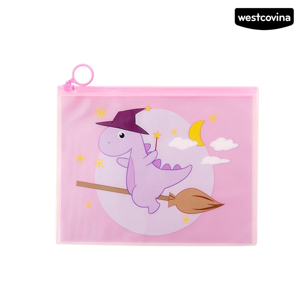 [Hot]✍Túi Đựng Bút Chì Hình Khủng Long Phối Nhẫn Dễ Thương Cho Học Sinh