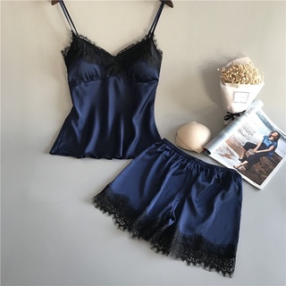 Đồ ngủ nữ 2 dây sexy gợi cảm lụa phi mềm mại DB05