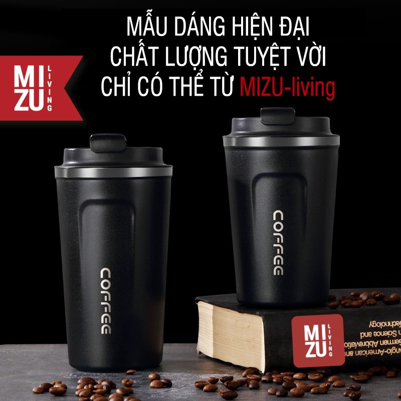 [Chính Hãng] Ly Giữ Nhiệt Mizu living Coffee Chính hãng | Cốc giữ nhiệt cầm tay Inox 304 - Giữ nhiệt lên đến 12h