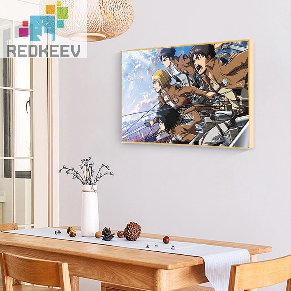 Bộ Tranh Đính Đá 5d Tự Làm Hình Anime Attack On Titan 1.13 | BigBuy360 - bigbuy360.vn