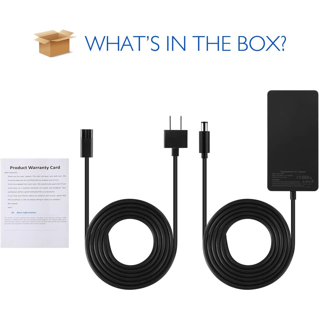 ZIN QUA SỬ DỤNG Bộ Sạc Pin 15V 6A 90W Ac Cho Microsoft Surface Pro 3 4 Surface Book 1661 1749 ADAPTER DOCKING STATION