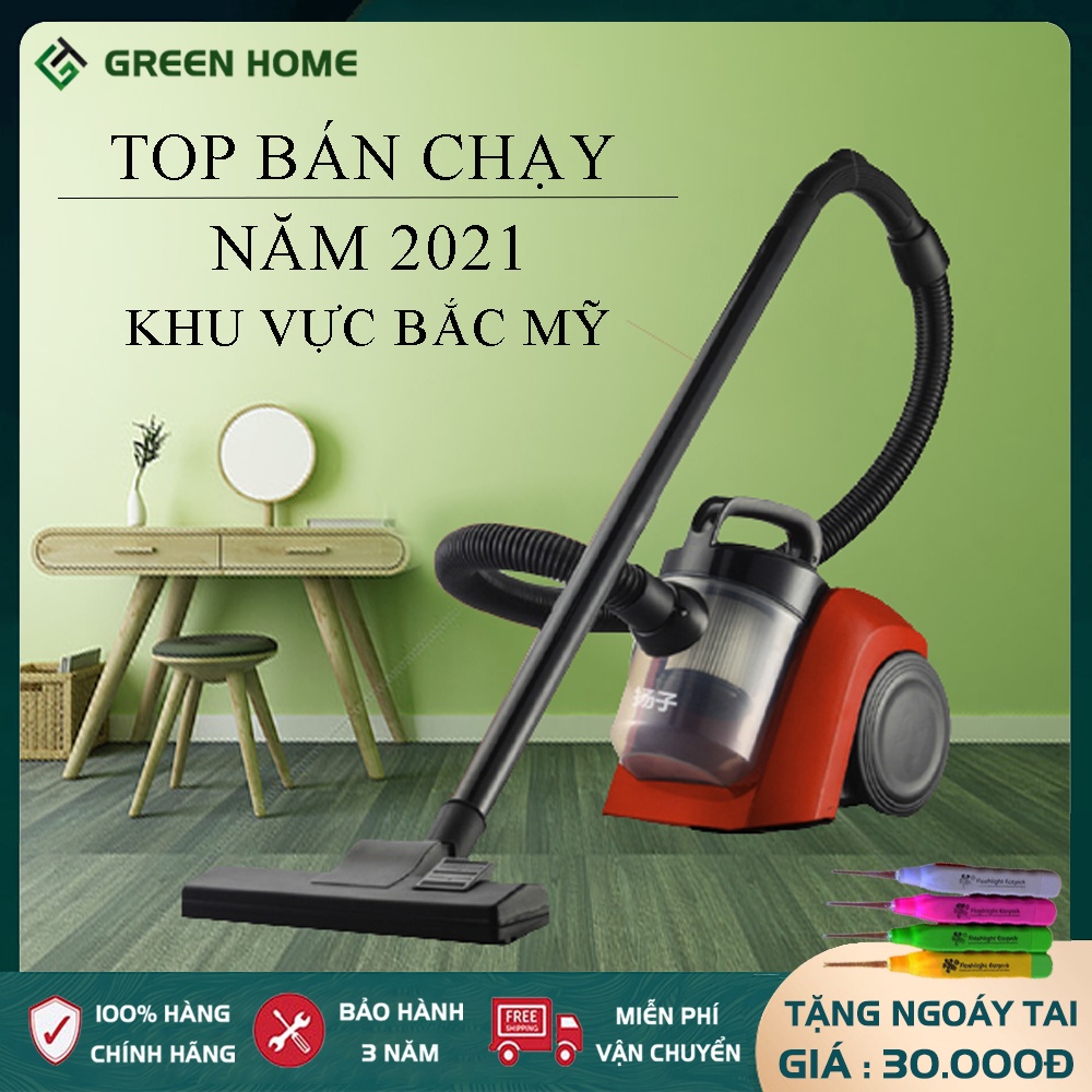 Máy hút bụi gia đình công suất lớn, lực hút khỏe và bền bỉ, tiện lợi cho việc dọn dẹp nhà cửa - Bảo hành 2 năm