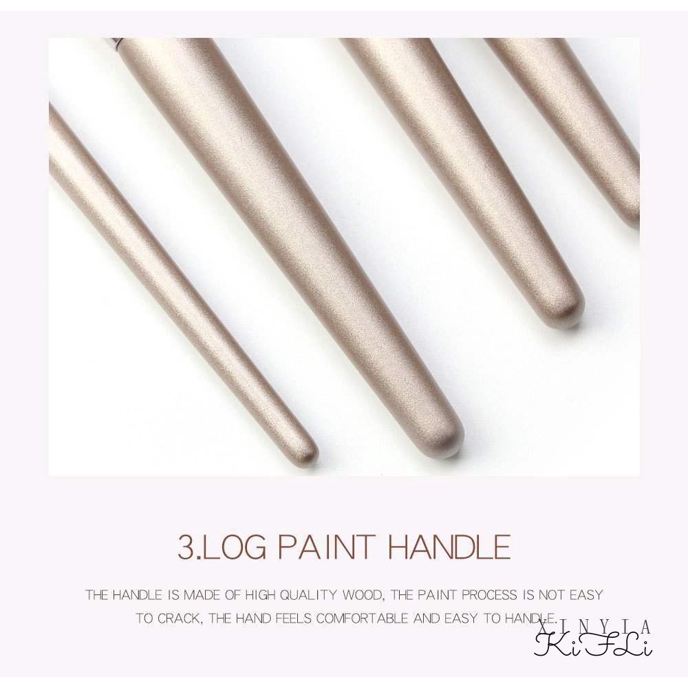 K2 Cọ Trang Điểm Thiết Kế Cán Gỗ Sang Trọng