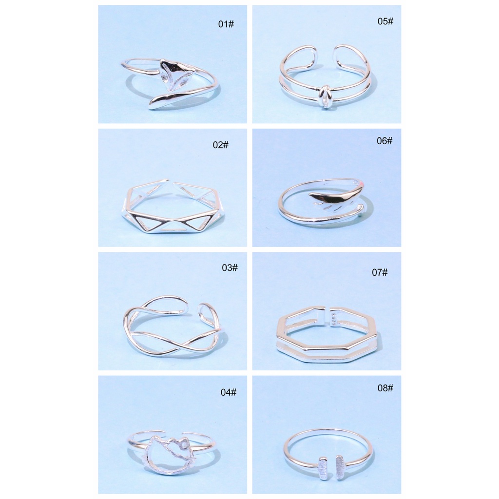 Nhẫn Hở Chất Liệu Thép Không Gỉ Có Thể Điều Chỉnh Kích Cỡ