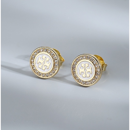 Khuyên Tai Toryburch Miller Pav Mạ Bạc 925s Phong Cách Âu Mỹ