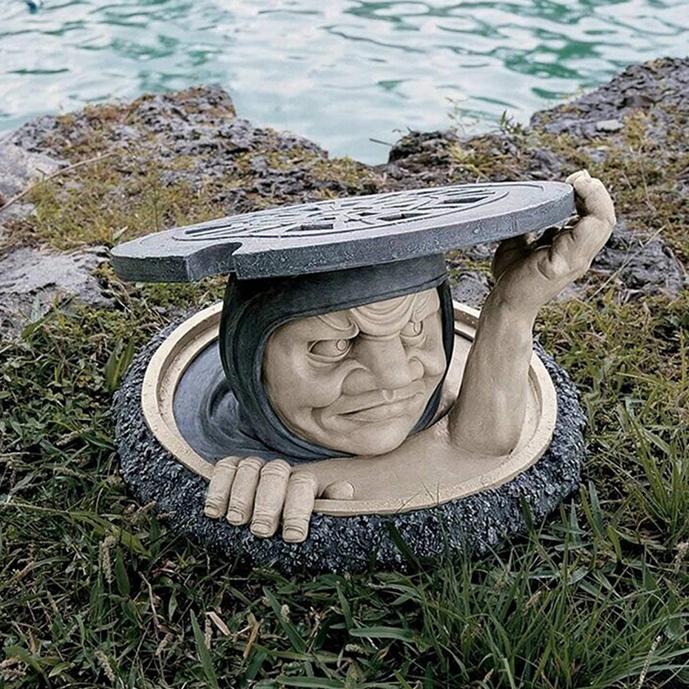 Chi Tiết Trang Trí Sân Vườn Hình Ngôi Nhà Nhiều Màu Sắc