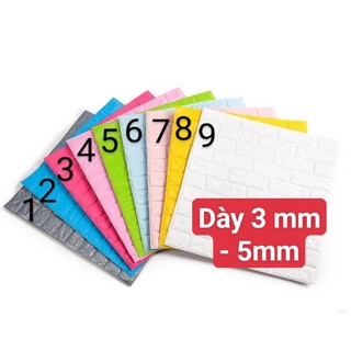 Tấm xốp dán tường giả gạch 3D - Chống ẩm cách nhiệt 70×77cm dày 3-5mm