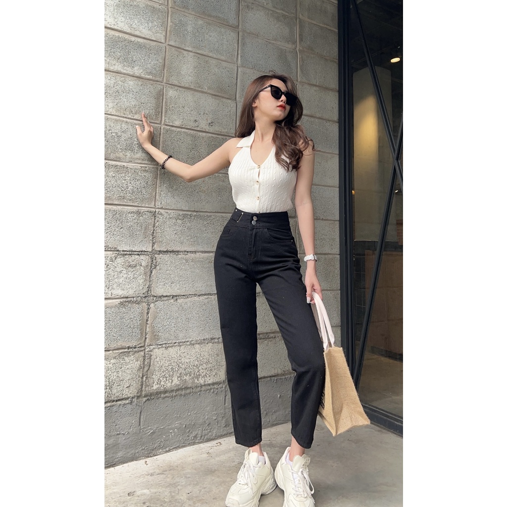 Quần jean baggy LOREN lưng kiểu B51040