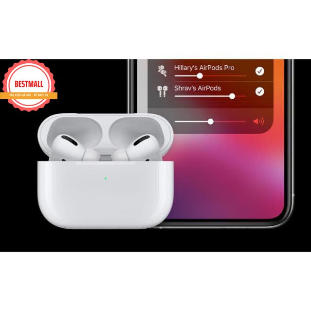 TAI NGHE BLUETOOTH Airpods Pro (Đổi Tên - Định Vị) .Như Auth BẢO HÀNH ĐỔI MỚI