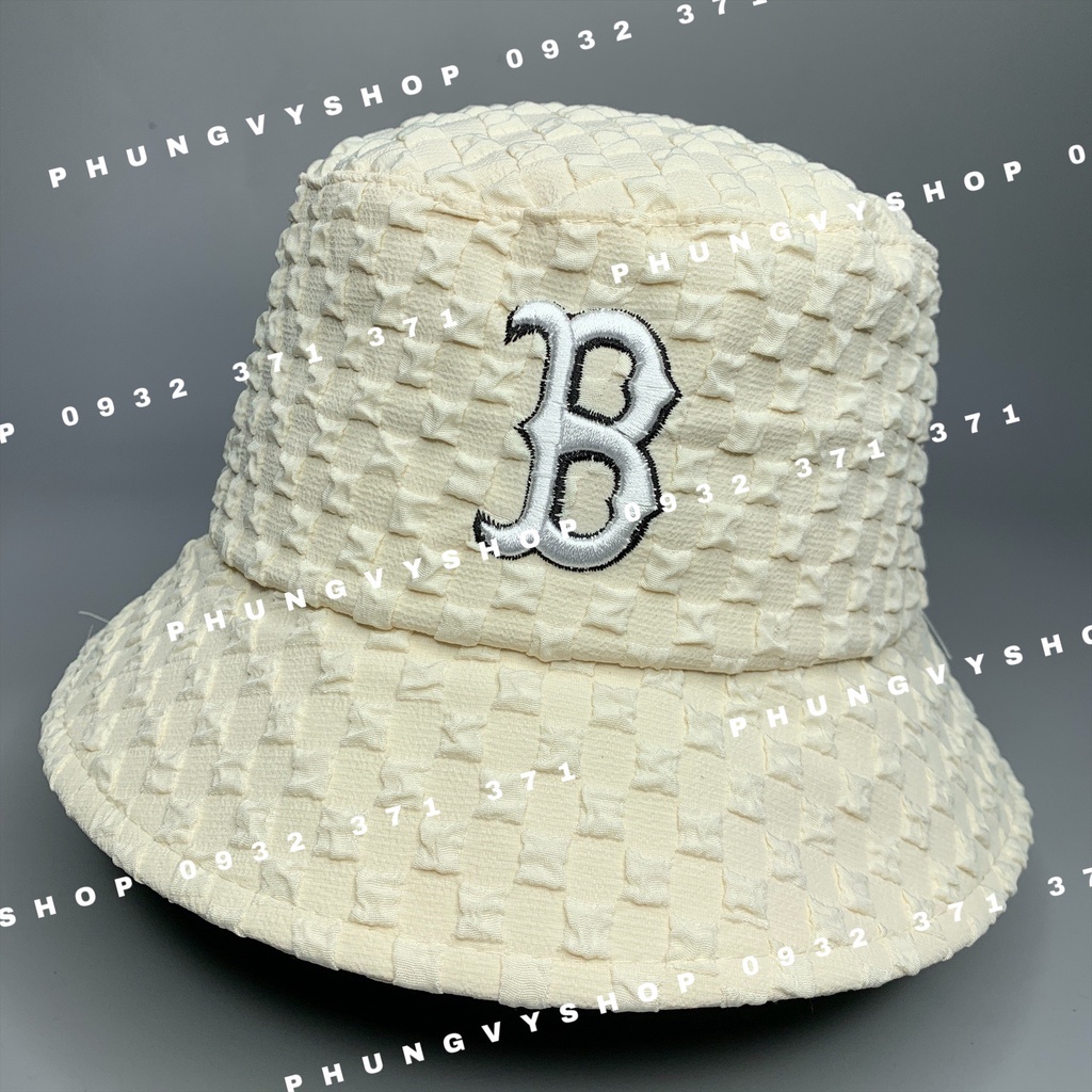 Mũ bucket tai bèo vành basic unisex nam nữ - BO XỐP CHỮ B - nón cụp sụp