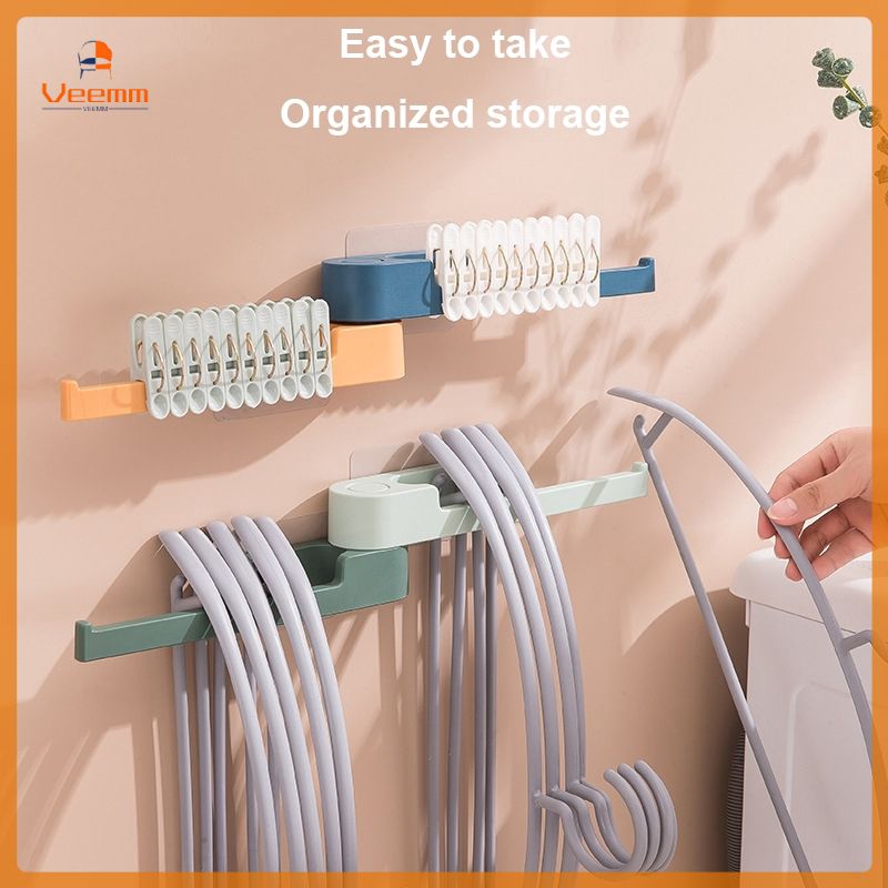 Giá Treo Móc Quần Áo Gắn Tường Tiện Lợi