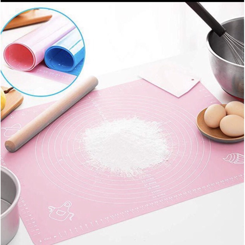Tấm lót nhào bột tấm nướng silicon 40x50cm