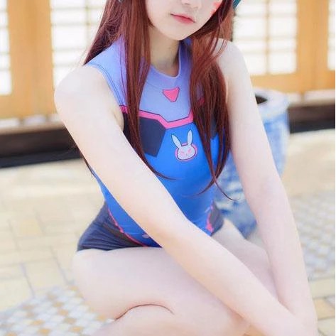 Bộ đồ bơi Cosplay Nhân vật D-va Overwatch Swimsuit | BigBuy360 - bigbuy360.vn