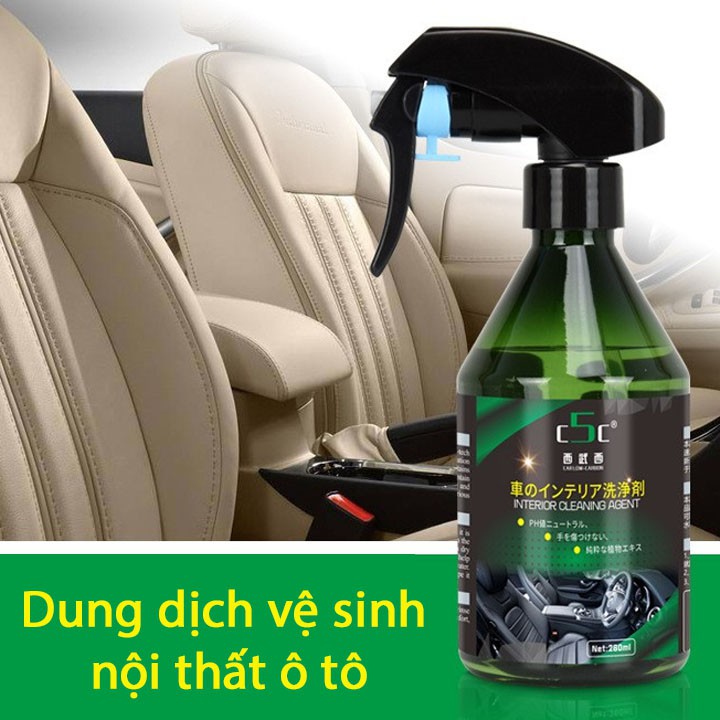 Xịt Tẩy, Vệ Sinh Bảo Dưỡng Nội Thất Xe Ô Tô C5C