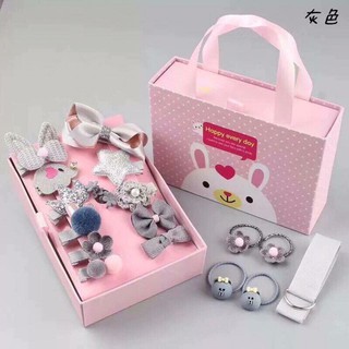 [Free Ship] Sét phụ kiện tóc cho bé có túi đựng