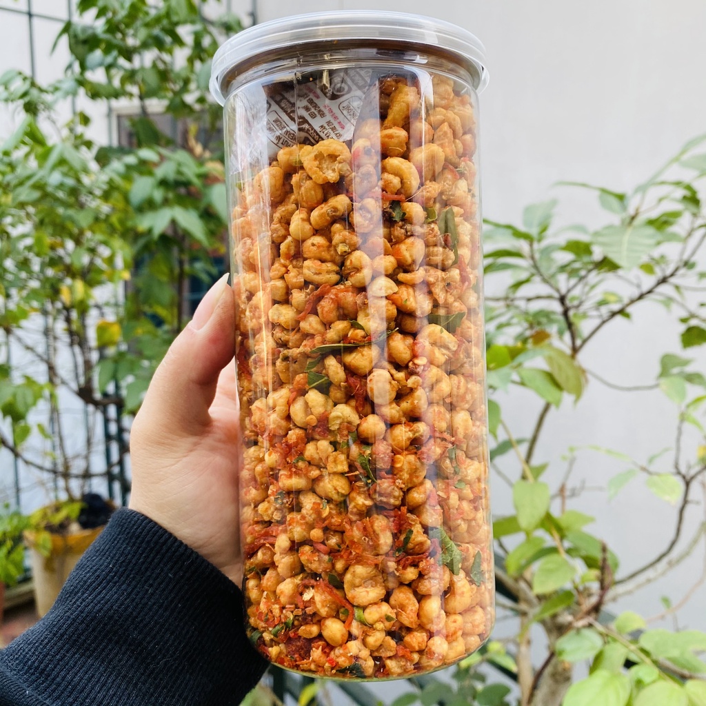 BẮP SẤY KHÔ BÒ LÁ CHANH - 350g - MonMon Food - đồ ăn vặt Hà Nội