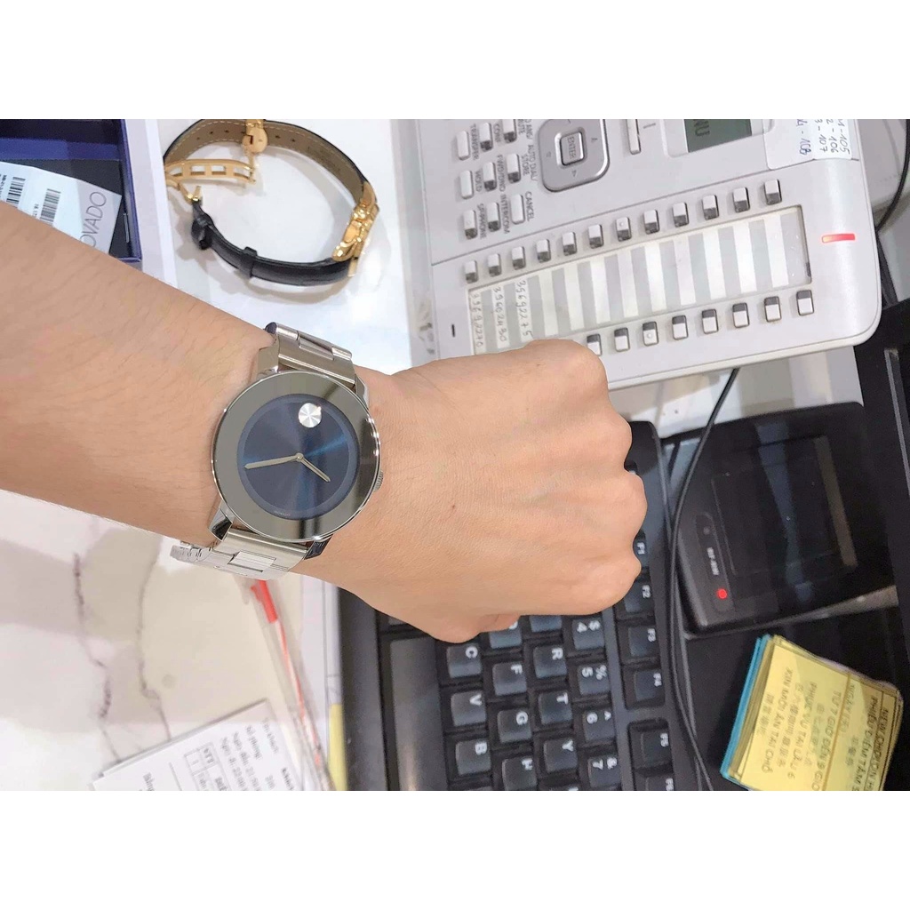 Đồng Hồ Nữ Movado Bold Blue Dial Unisex 3600396