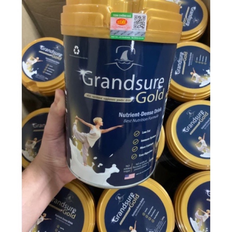 Sữa non xương khớp Grandsure Gold 850g chính hãng date mới+ quà tăm bông