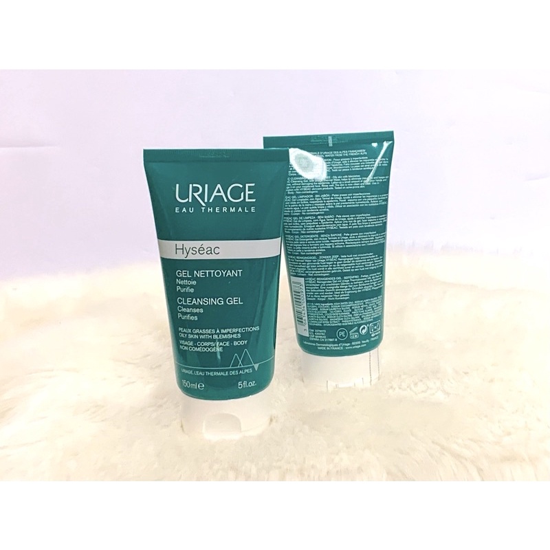Sữa rửa mặt Uriage Hyseac Cleansing Gel cho da dầu mụn, hỗn hợp