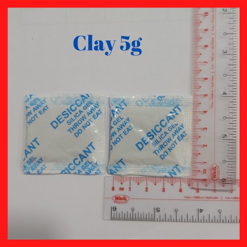 [OPP] Gói Hút Ẩm Clay loại 5/10/20g Clay (Đất sét hoạt tính OPP) - Hạt chống ẩm mốc, khử mùi