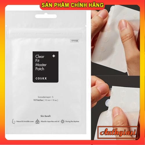 Miếng dán mụn Cosrx Ance Pimple đỏ giảm mụn sưng bọc / Clear Fit Master Patch đen che mụn tàng hình