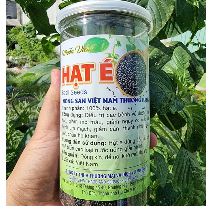 Hạt É Sạch Loại 1 Hũ 500g Thương Hiệu Monview .