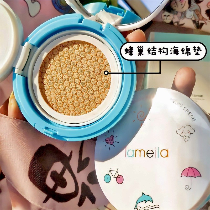 HOT TAOBAO Phấn Nước LAMEILA Cái Ô Che Khuyết Điểm Thần Thánh Kiềm Dầu Cushion Nội Địa Trung Căng Bóng Kem Nền Nâng Tone | BigBuy360 - bigbuy360.vn
