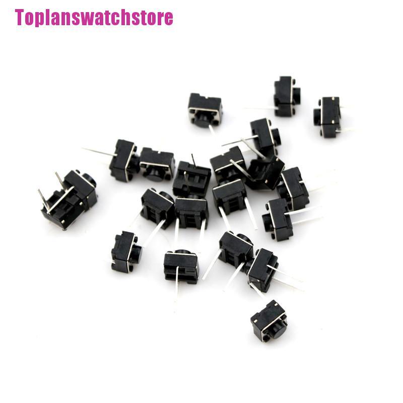 [Toplans] Set 20 Nút Nhấn Bật Tắt Tạm Thời 2 Pin DIP 6X6X
