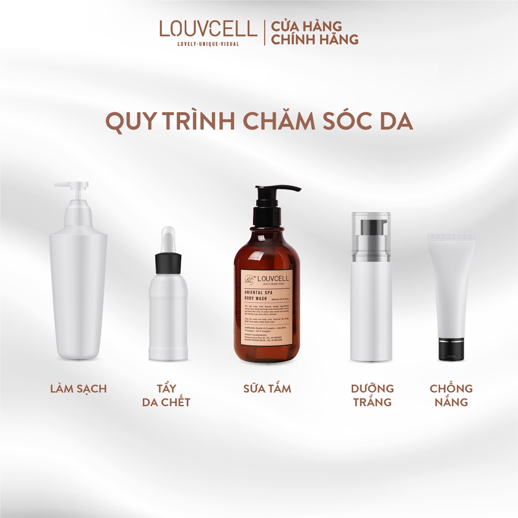 Sữa tắm thảo dược thư giãn làm sạch da Louv Cell Oriental Spa Body Wash 300 ml