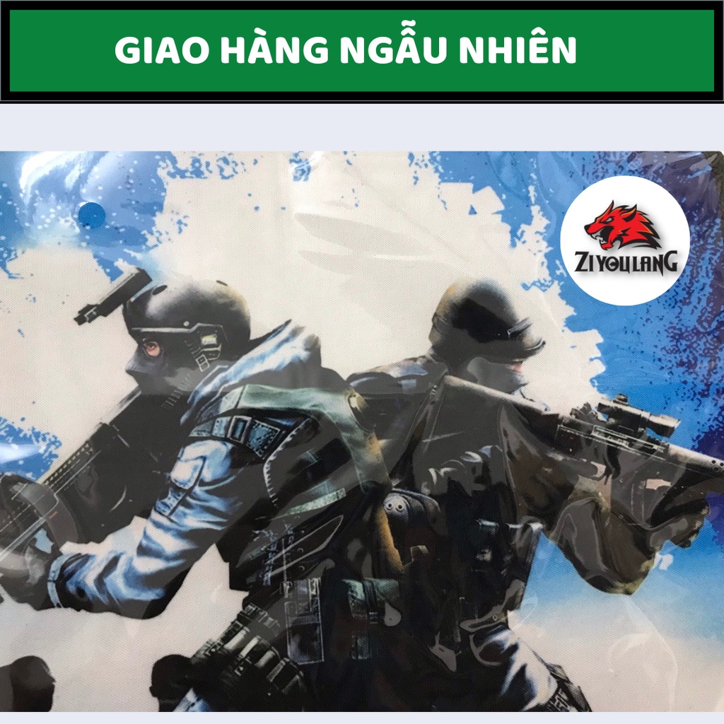 Lót Chuột Gaming ZiyouLang Size 25x21cm, Nhiều Mẫu Đa Dạng Cực Đẹp, Giao Hàng Ngẫu Nhiên, May Viền Chắc Chắn