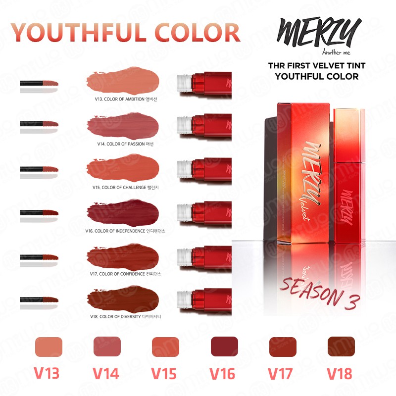 Merzy - Son Kem Lì Merzy The First Velvet Tint | BigBuy360 - bigbuy360.vn