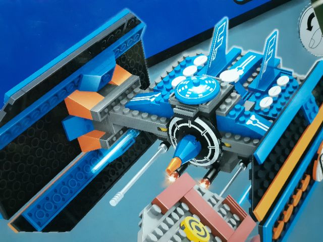 Lego ausini 25664 outer space lắp ráp cuộc chiến không gian liên minh công lý tàu vũ trụ máy bay không gian chiến đấu