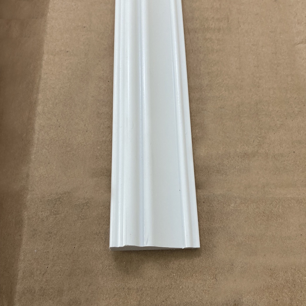 Phào chỉ tường, nẹp chỉ nhựa ps 4cm, chỉ lưng trắng