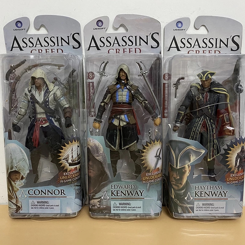 Mô Hình Nhân Vật Connor Haytham Edward Kenway Mohawk Trong Game Assassin Creed Series 4 15CM
