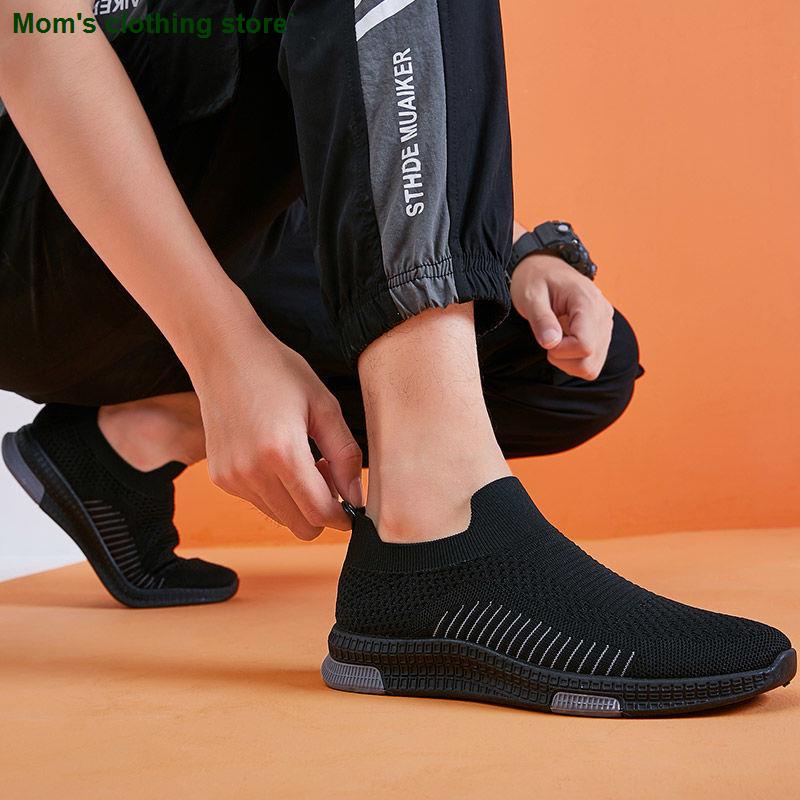 Giày thể thao nam phối lưới thoáng khí thoải mái phong cách Hàn Quốc