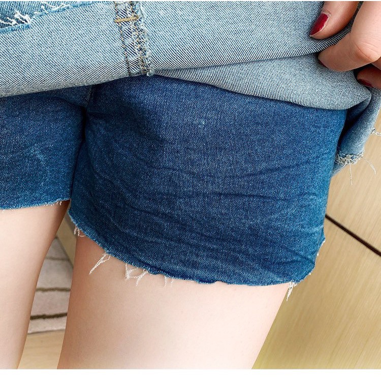 [Size 32~36] Quần Váy Jeans Cắt Lai Tua 2 Lai - Đen/Xanh Đậm - Có Quần Trong, Lưng Cao, Co Giãn | BigBuy360 - bigbuy360.vn