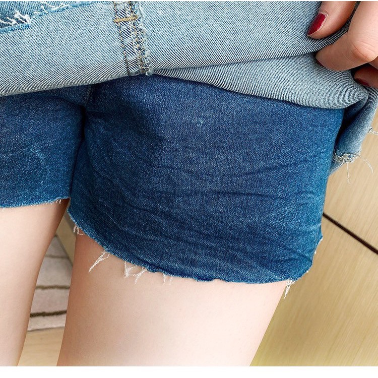 [Size 32~36] Quần Váy Jeans Cắt Lai Tua 2 Lai - Đen/Xanh Đậm - Có Quần Trong, Lưng Cao, Co Giãn | WebRaoVat - webraovat.net.vn