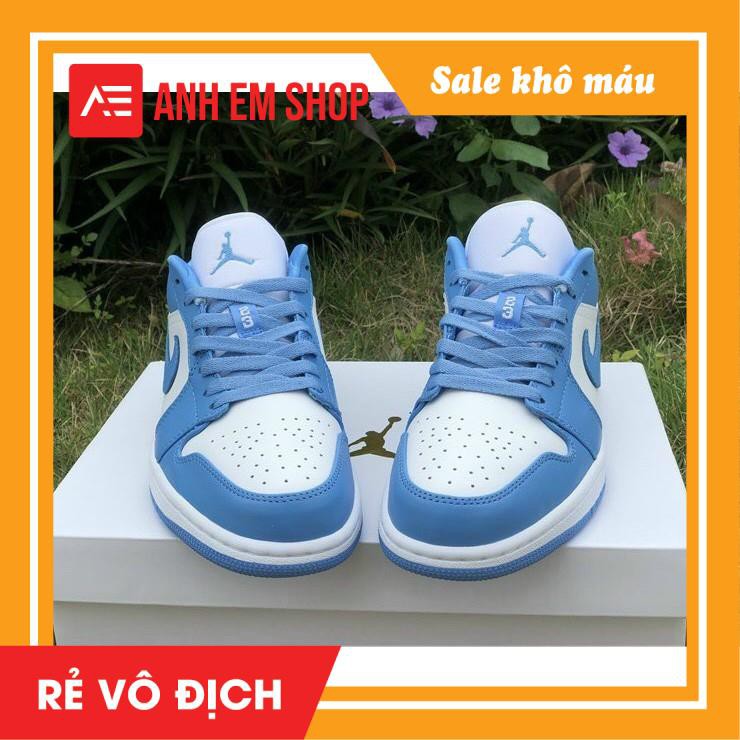 [Mã FAXANH245 giảm 10k đơn từ 50k] Giày Jodan 1 Low Xanh lam bản đẹp | BigBuy360 - bigbuy360.vn