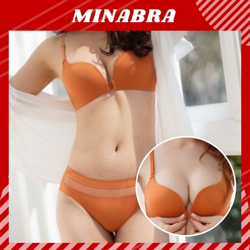 Áo Ngực Cài Trước Siêu Đẩy Thời Trang MINABRA Áo Lót Tạo Khe Quyến Rũ ACT01