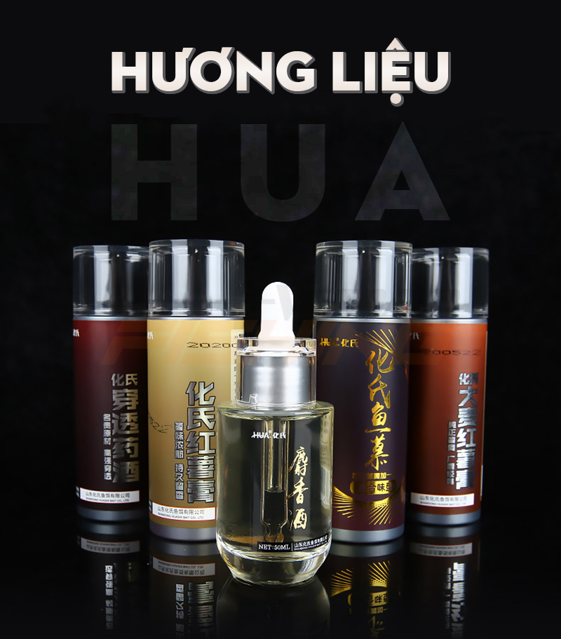 [Chính hãng] Hương liệu HUA chuyên dùng để câu cá loại cá, có nhiều loại để lựa chọn.