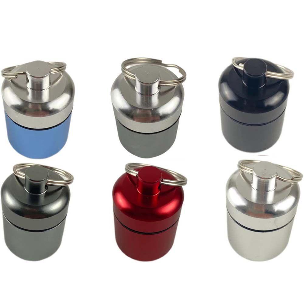 Hộp Đựng Thuốc Khô EDC Có Móc Khóa Chống Thấm Nước Tiện Dụng Mang Theo Du Lịch