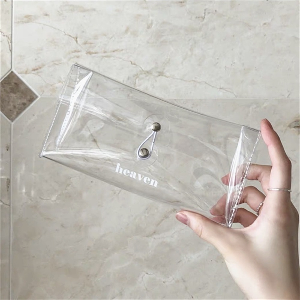 Túi Đựng Bút Bằng PVC Trong Suốt Đa Năng Tiện Dụng