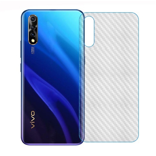 Set 5 Phim Dán Bảo Vệ Mặt Sau Chất Liệu Sợi Carbon Cho Vivo Y19 Y11 Y12 Y15 Y17  Y91C