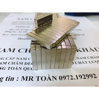 Nam châm chữ nhật 30x5x5mm siêu hút (N52)