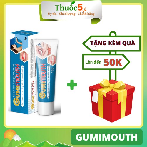 [GIÁ GỐC] Gumimouth kem bôi nhiệt miệng, vệ sinh miệng từ thảo dược tuýp 15g